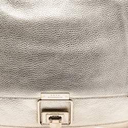 Pre Owned Anya Hindmarch Gold Leather Satchel