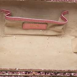 Pre Owned Anya Hindmarch Glitter Marano Clutch