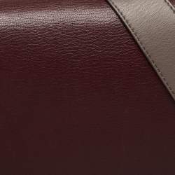 Pre Owned Anya Hindmarch Brown/Beige Leather Bathurst Top Handle Bag