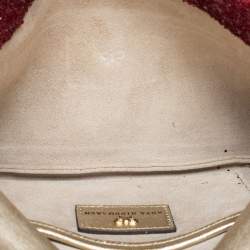 Anya Hindmarch Red Glitter No Mobiles Valorie Clutch