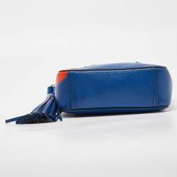 Pre Owned Anya Hindmarch Blue Leather Tony the Tiger Frosties Crossbody Bag