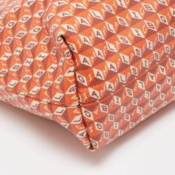 Pre Owned Anya Hindmarch Red/Orange Coated Canvas 'I Am A Plastic Bag' Tote