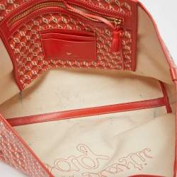 Pre Owned Anya Hindmarch Red/Orange Coated Canvas 'I Am A Plastic Bag' Tote