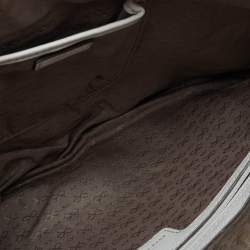 Pre Owned Anya Hindmarch Beige Raffia Zip Pouch