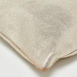 Pre Owned  Anya Hindmarch Gold Leather Tassel Georgiana Clutch 