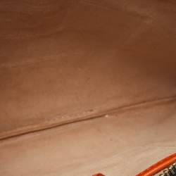 Pre Owned Anya Hindmarch Multicolor Satin and Leather Tassel Georgiana Clutch