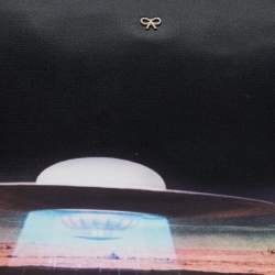 Pre Owned Anya Hindmarch Multicolor Satin and Leather Tassel Georgiana Clutch