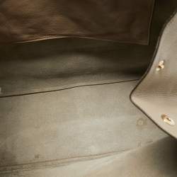 Pre Owned Anya Hindmarch Beige Leather Maxi Tony The Tiger Ebury Tote