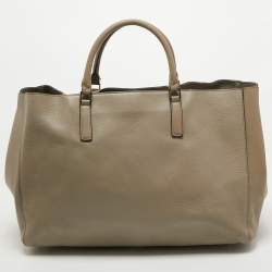 Pre Owned Anya Hindmarch Beige Leather Maxi Tony The Tiger Ebury Tote