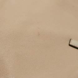 Pre Owned Anya Hindmarch Beige Leather Maxi Tony The Tiger Ebury Tote