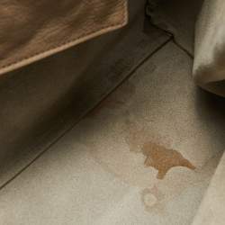 Pre Owned Anya Hindmarch Beige Leather Maxi Tony The Tiger Ebury Tote