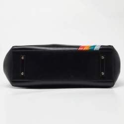 Pre Owned Anya Hindmarch Black Leather Tote