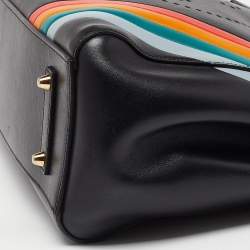 Pre Owned Anya Hindmarch Black Leather Tote