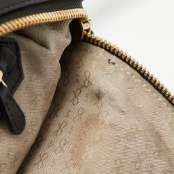 Pre Owned Anya Hindmarch Black Leather Mini Eyes Backpack