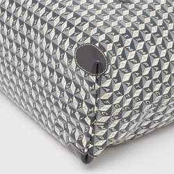 Anya Hindmarch Charcoal Coated Canvas I Am A Plastic Bag Motif Tote