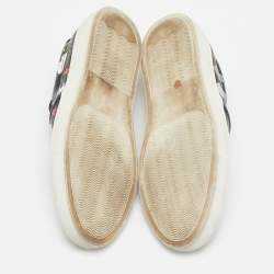 Anya Hindmarch Black Leather Slip On Sneakers Size 35