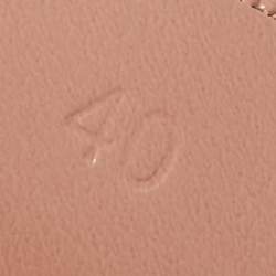 Pre Owned Aquazzura Transparent PVC Crystal Embellished Slingback Pumps Size 40