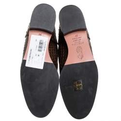 مملوكة مسبقًا حذاء بوت للكاحل أكوازورا جلد ثعبان بني مقاس 38