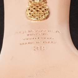 Pre Owned Aquazzura Black Suede Ankle Length Boots Size 38