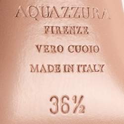 Pre Owned Aquazzura x Beymen Transparent/Beige PVC and Satin Bow Tie Plexi Pumps Size 36.5