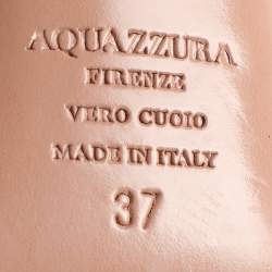 Aquazzura Green PVC Tequila Ankle Strap Sandals Size 37