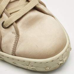 Aquazzura Blush Pink Satin L.A Low Top Sneakers Size 36