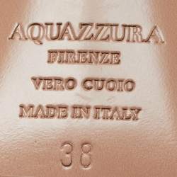 Pre Owned Aquazzura Transparent PVC Seduction Pumps Size 38