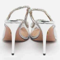 Pre Owned Aquazzura Transparent PVC Seduction Pumps Size 38