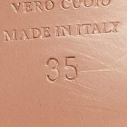 Pre Owned Aquazzura Black Fabric Deneuve Ballet Flats Size 36