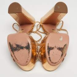 مملوكة مسبقًا صندل أكوازورا أوستن بلاتو سوييدي أسود منصة مقاس 37