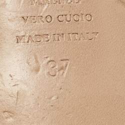 مملوكة مسبقًا شبشب أكوازورا مسطح قش بيج مزين بشرابات مقاس 37