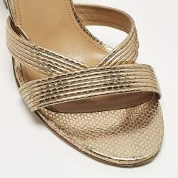 Pre Owned صندل أكوازورا وايلد راشان فرو وسويدي عنابي مقدمة مفتوحة بسيور كاحل مقاس 38.5