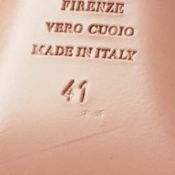 Pre Owned Aquazzura Multicolor Printed Fabric Slingback Pumps Size 41