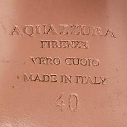 Pre Owned Aquazzura Burgundy Velvet Alix Ankle Strap Block Heel Pumps Size 40