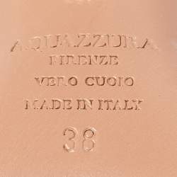 Pre Owned Aquazzura Black Velvet and Crystal Embellished Slingback Pumps Size 38