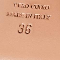 Pre Owned Aquazzura Pink Velvet and Fabric Embellished Slide Sandals Size 36