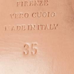 Pre Owned Aquazzura Black Suede Wild Thing Ankle Wrap Sandals Size 35