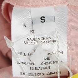 Area Candy Rose Jersey Crystal Embellished Mini Dress S