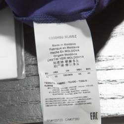 Pre Owned Armani Collezioni Blue Jersey Tank Top L