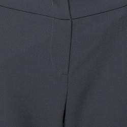 Armani Collezioni Grey Wool Classic Trousers S