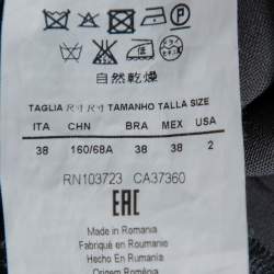 Armani Collezioni Grey Wool Classic Trousers S