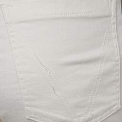 Zadig & Voltaire White Tie Dye Print Denim Jeans M Waist 29"