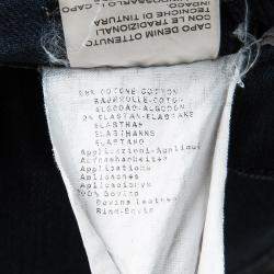 Armani Collezioni Indigo Dark Wash Faded Effect Denim Jeans L