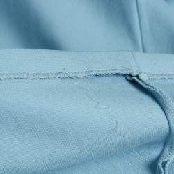 Pre Owned Armani Collezioni Blue Jersey Midi Dress M