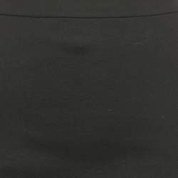 Pre Owned Armani Collezioni Black Jersey Pencil Skirt S