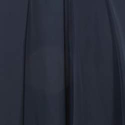 Pre Owned Armani Collezioni Navy Blue Crepe Culottes S