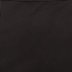 Pre Owned Armani Collezioni Black Jersey Pencil Skirt L