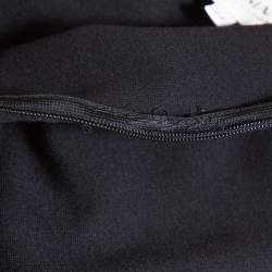 Pre Owned Armani Collezioni Black Stretch Knit Pencil Skirt M