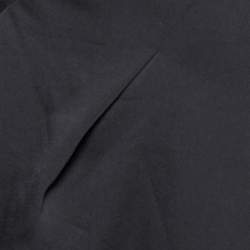 Pre Owned Armani Collezioni Black Georgette Draped Knee Length Skirt L