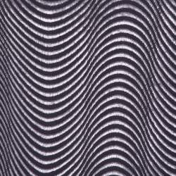 Armani Collezioni Purple Wave Pattern Knit button Detail Top S